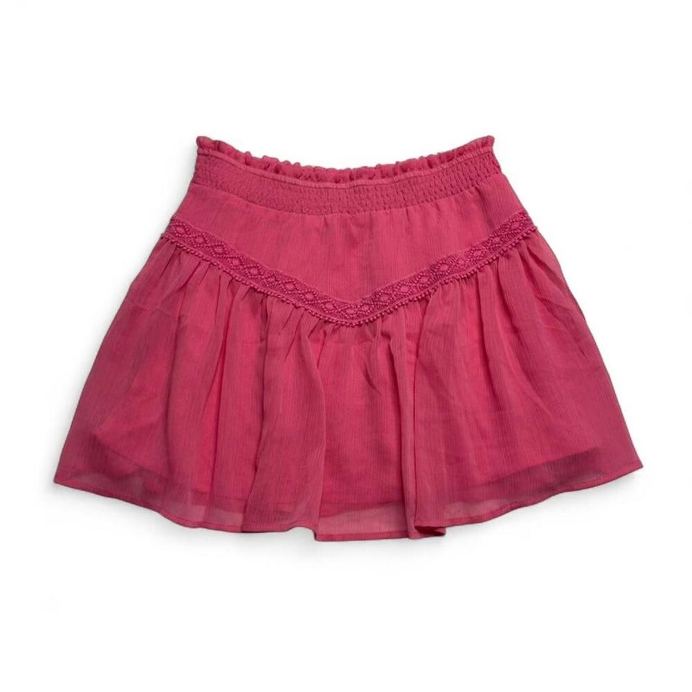 Miami Pink Flowly Layered Mini Skirt Women's size small Summer going out skirt - Picture 4 of 6